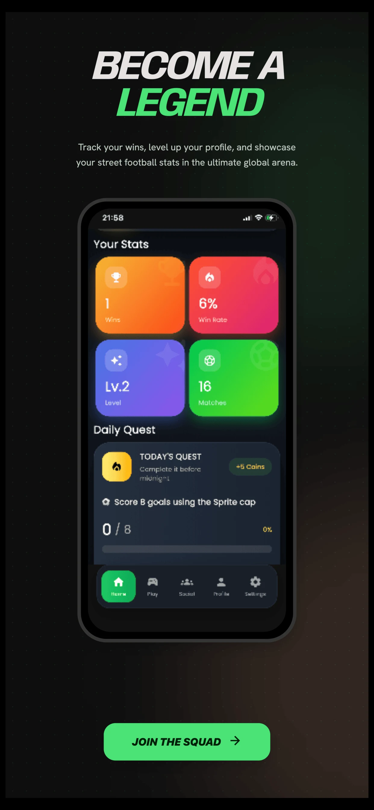 CapFlick - Street Cap Football screenshot