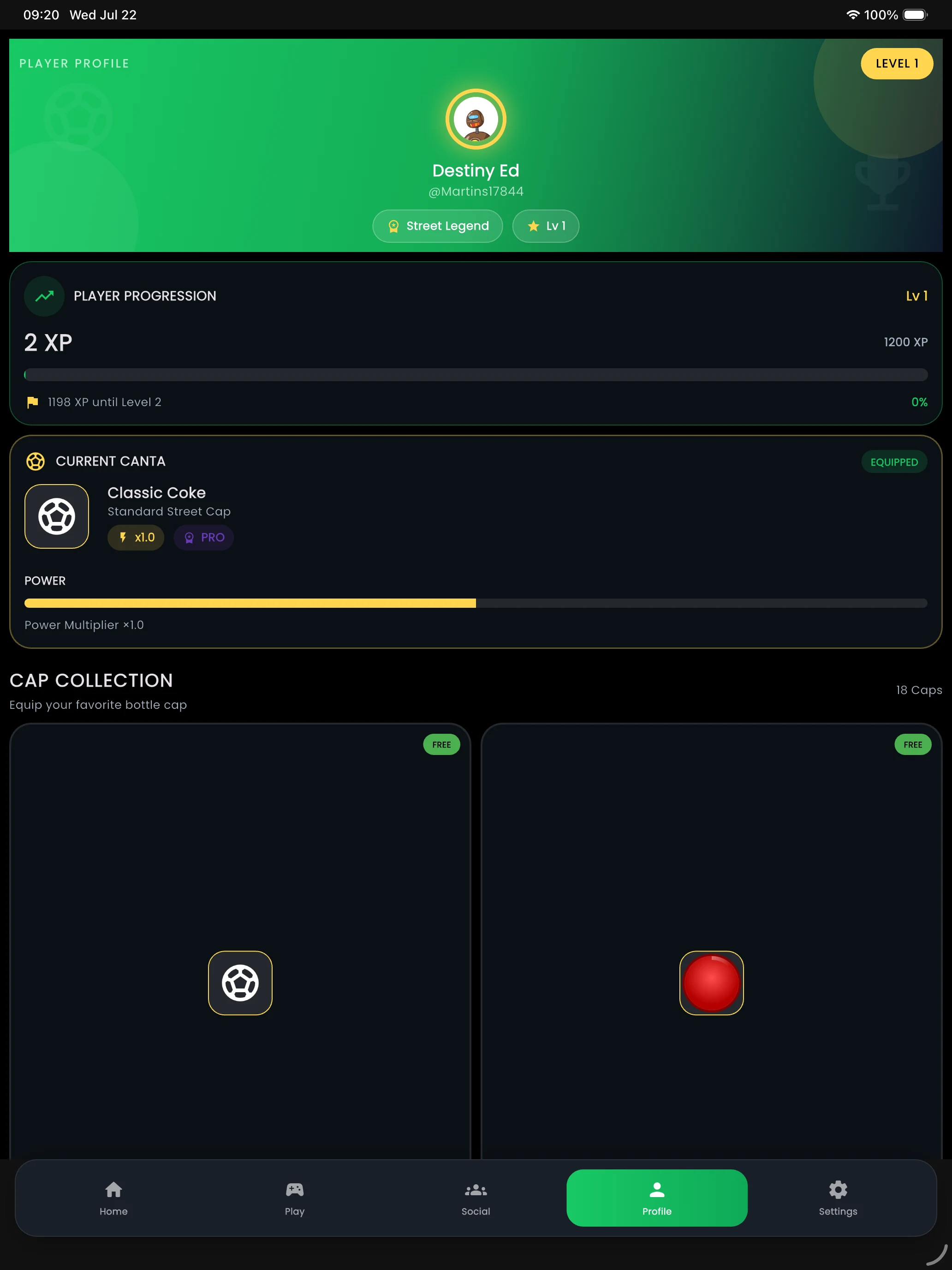 CapFlick - Street Cap Football screenshot